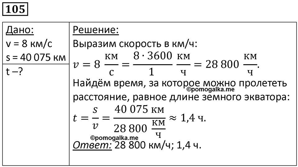 Номер 105 — решение 1