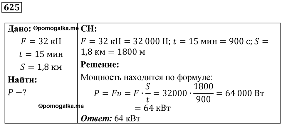 Номер 625 — решение 1
