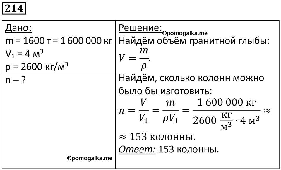 Номер 214 — решение 1