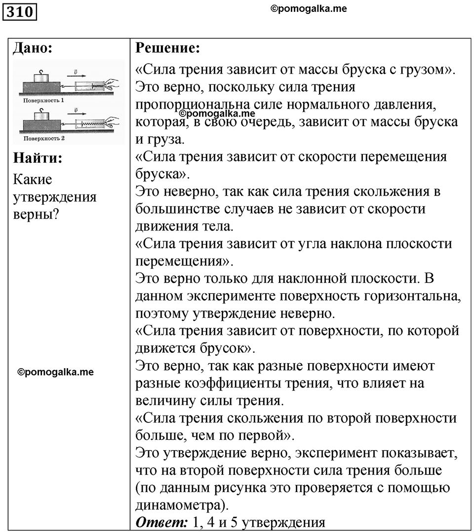 Номер 310 — решение 1