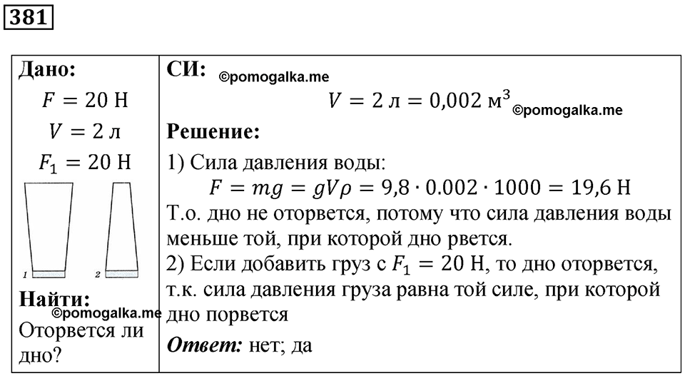 Номер 381 — решение 1