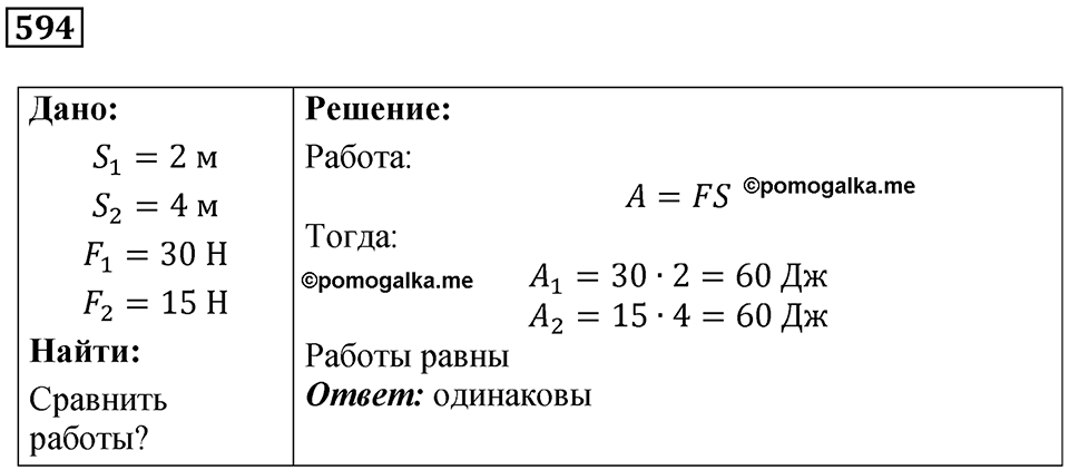 Номер 594 — решение 1