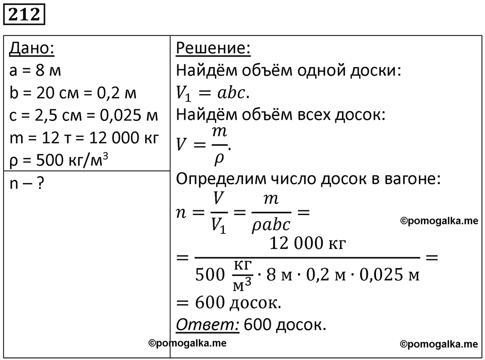 Номер 212 — решение 1