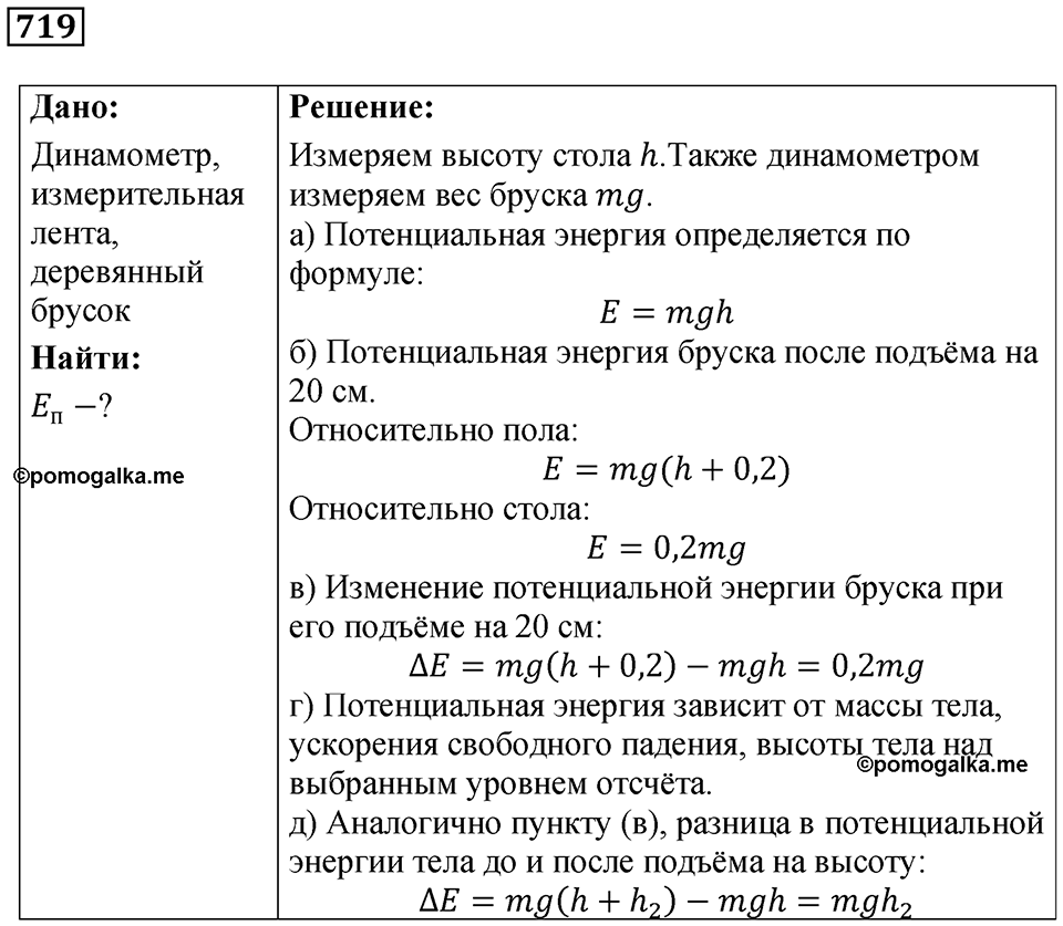 Номер 719 — решение 1