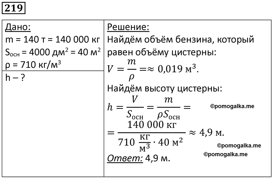 Номер 219 — решение 1