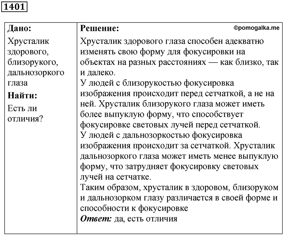 Номер 1401 — решение 1