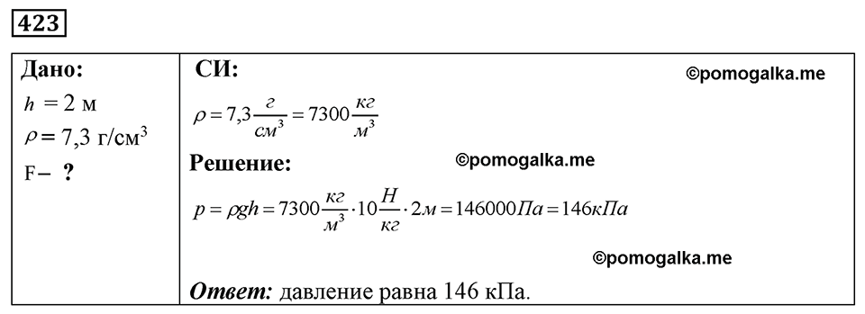 Номер 423 — решение 1