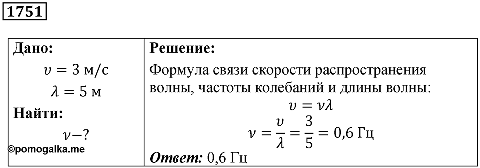 Номер 1751 — решение 1