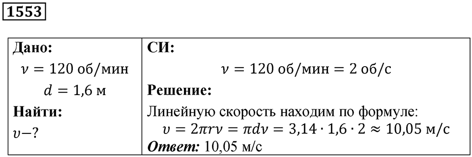 Номер 1553 — решение 1