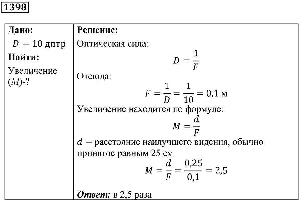 Номер 1398 — решение 1