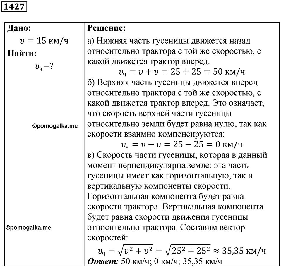 Номер 1427 — решение 1