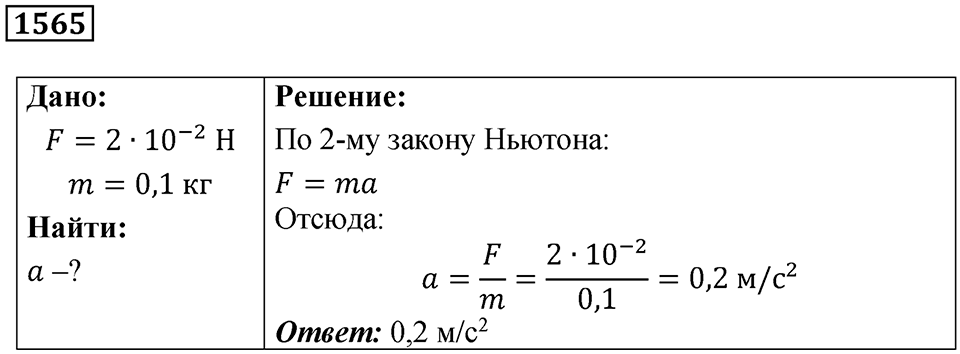Номер 1565 — решение 1