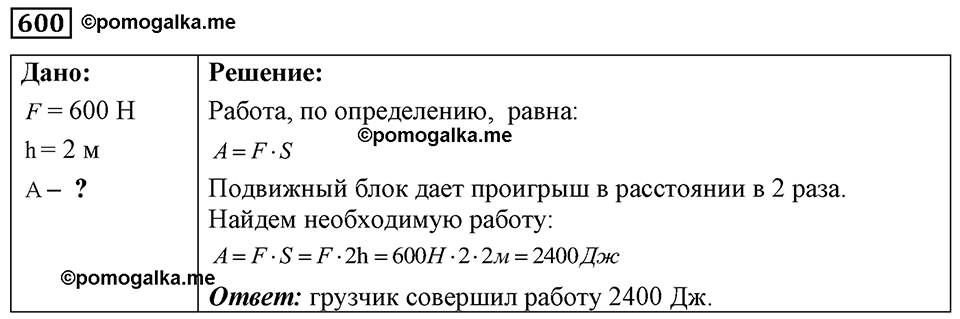 Номер 600 — решение 1