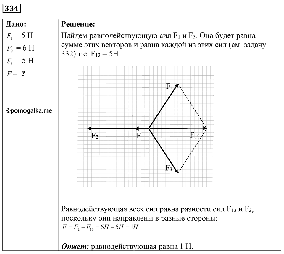 Номер 334 — решение 1