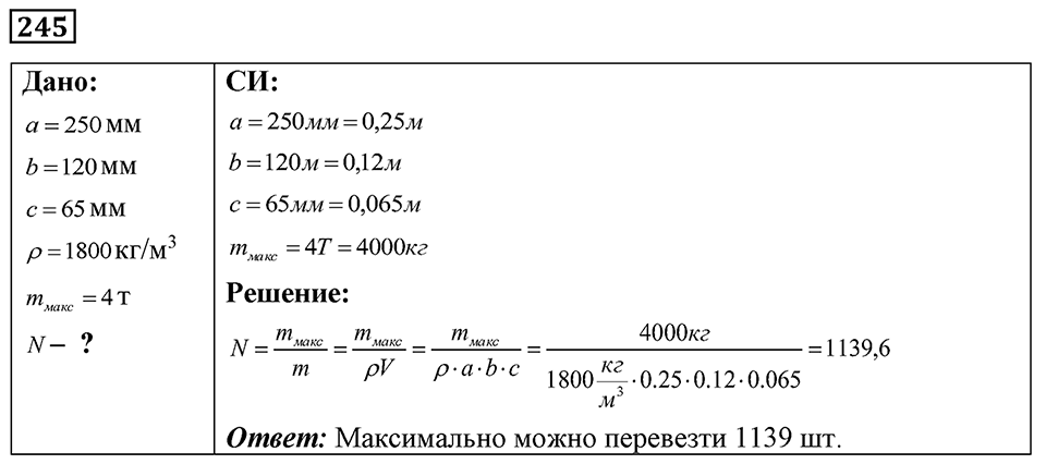 Номер 245 — решение 1