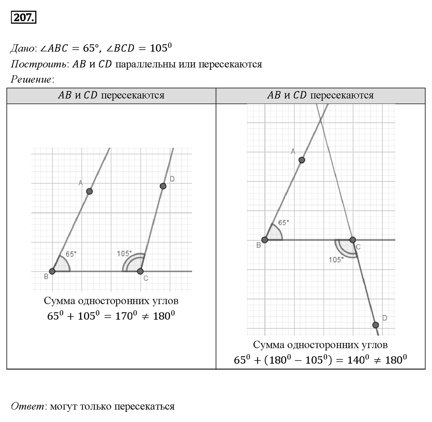 Номер 207 — решение 2