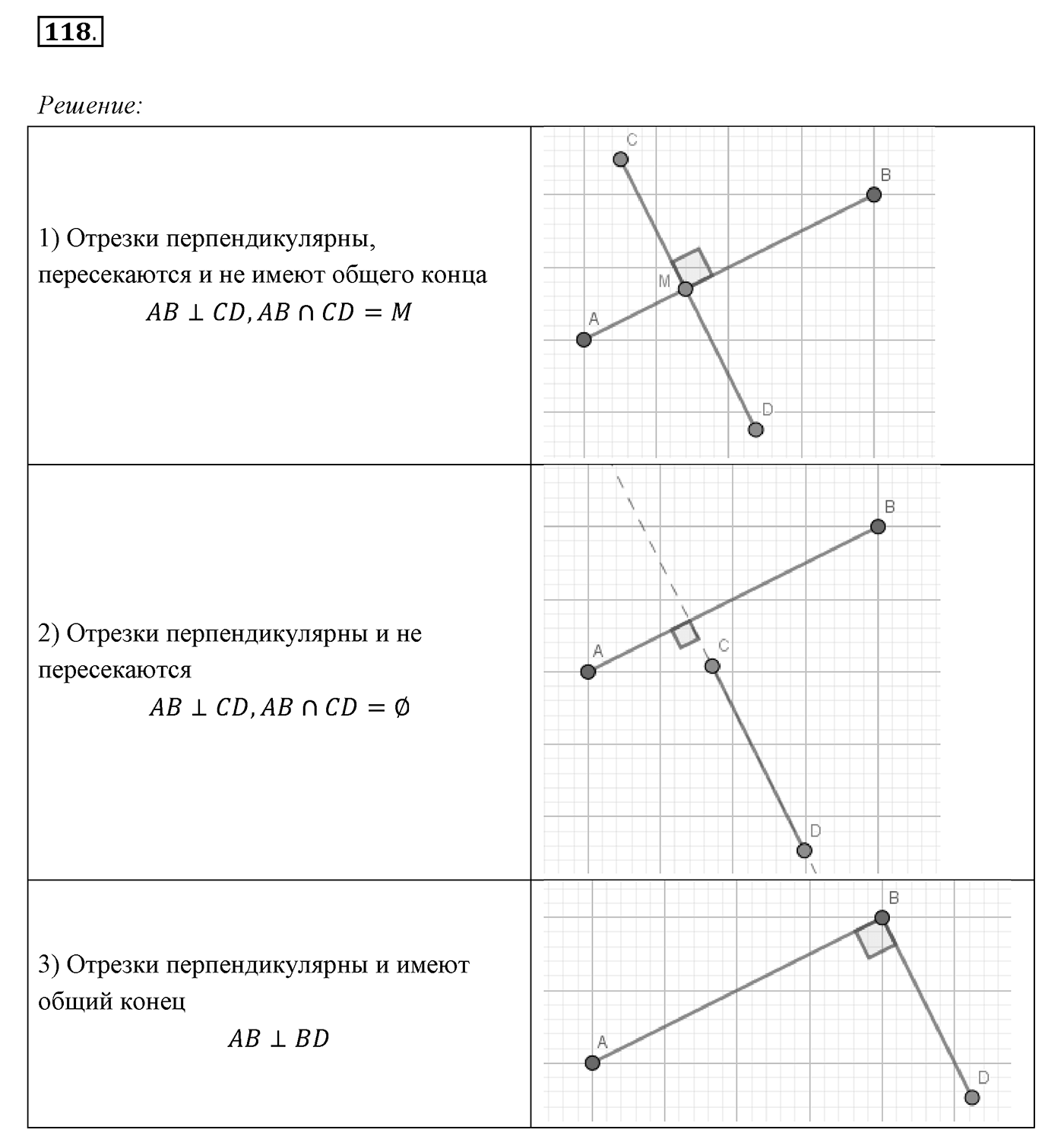 §5. Перпендикулярные прямые. Номер №118 — решение 1
