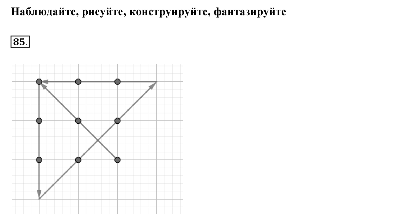 §3. Луч. Угол. Измерение углов. Номер №85 — решение 1