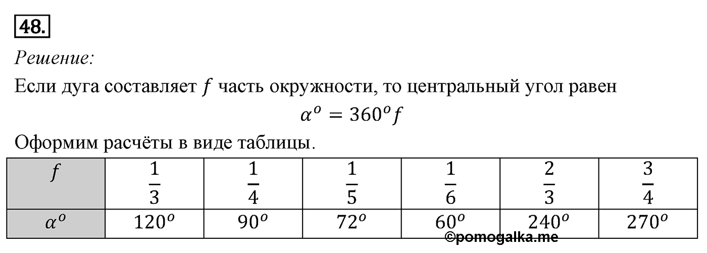 Многоугольники. Параграф 13 Задача №48 — решение 1