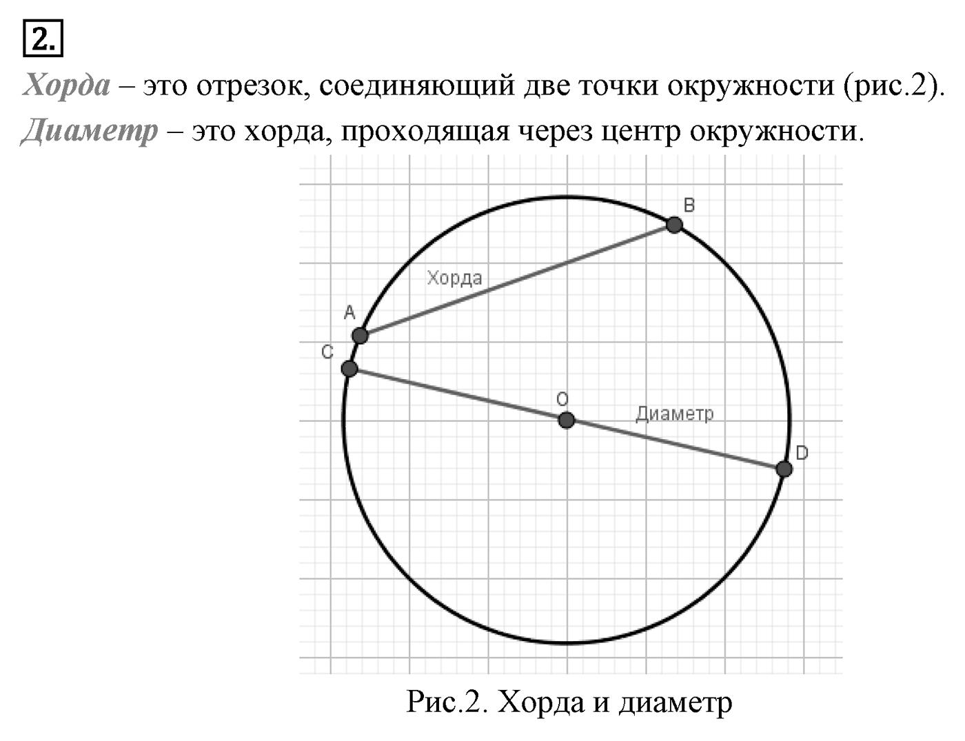 Геометрические построения. Параграф 5 Страница 66 Контрольный вопрос №2 — решение 1