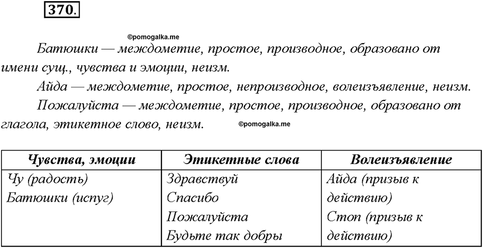 Упражнение 370 — решение 1
