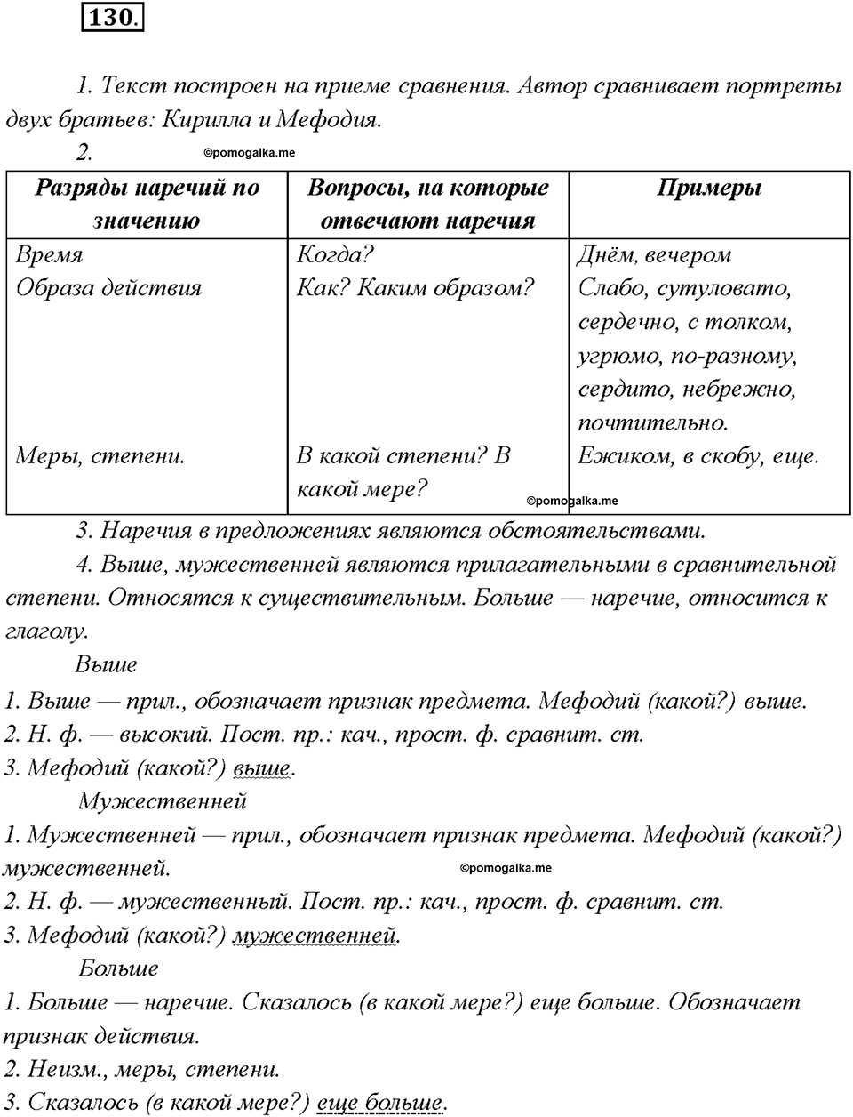 Упражнение 130 — решение 1