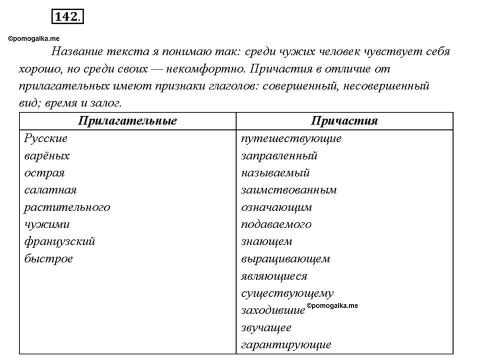 Упражнение 142 — решение 1
