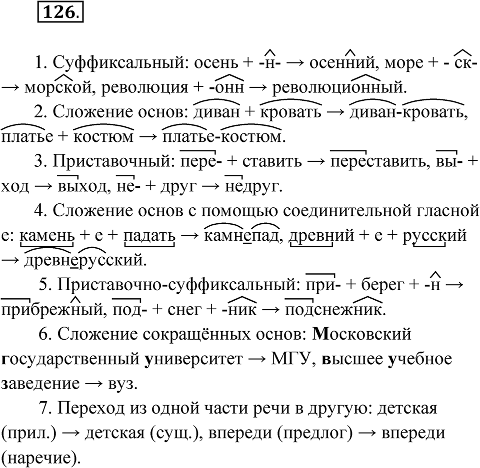 Упражнение 126 — решение 1