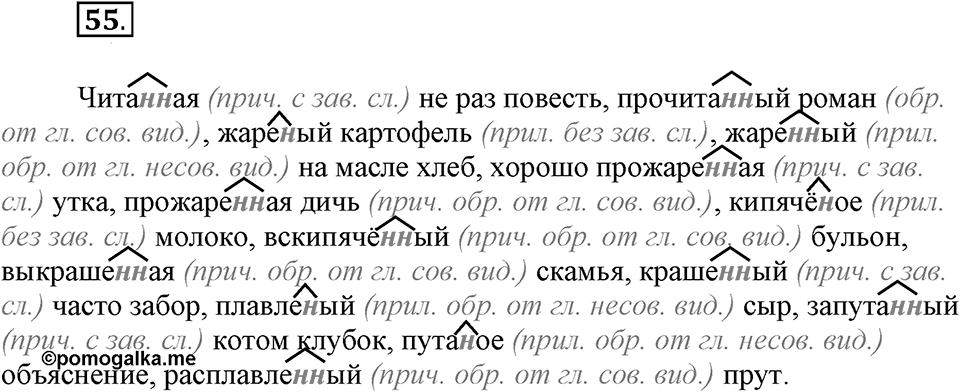 Упражнение №55 — решение 1