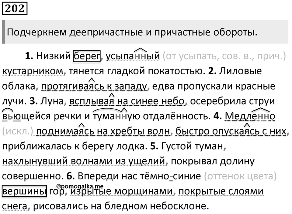 Упражнение 202 — решение 2