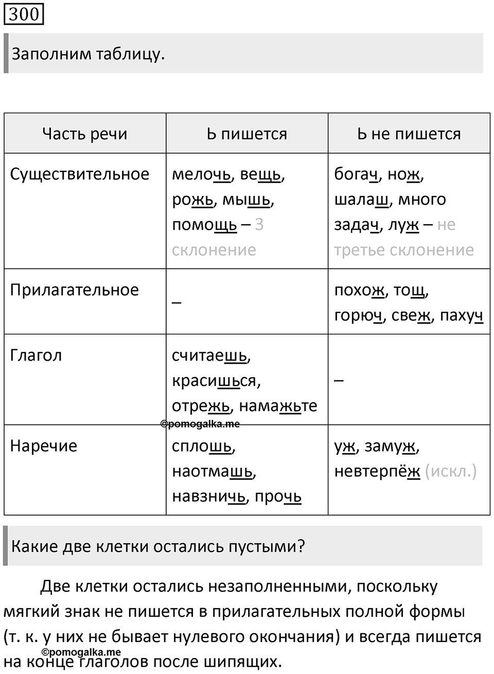 Упражнение 300 — решение 2