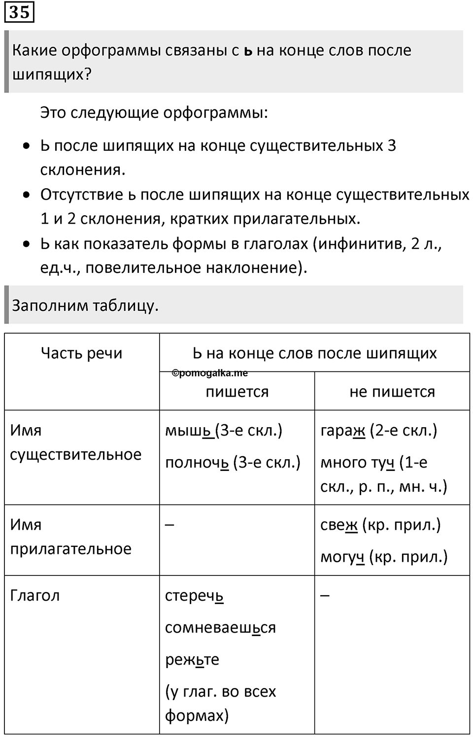 Упражнение 35 — решение 1