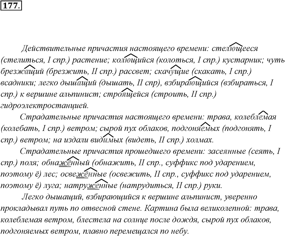 Упражнение 177 — решение 3