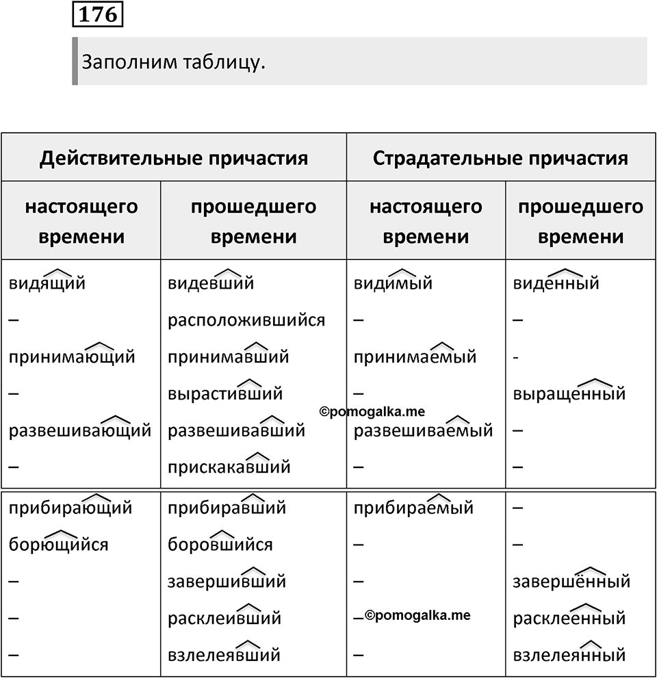 Упражнение 176 — решение 2
