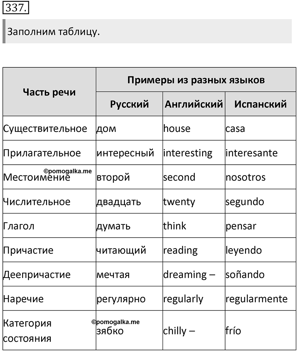 Упражнение 337 — решение 2