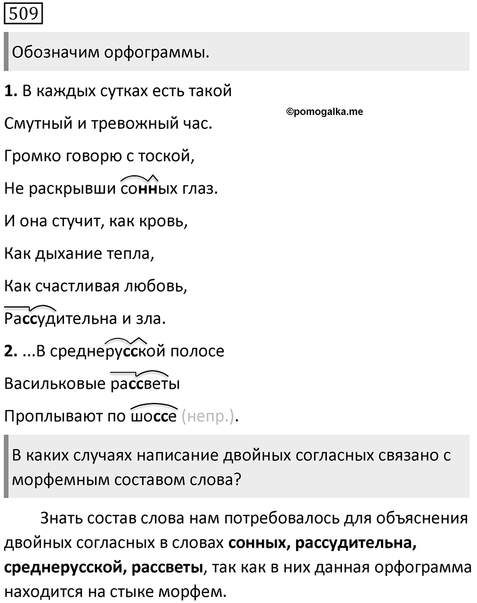 Упражнение 509 — решение 2