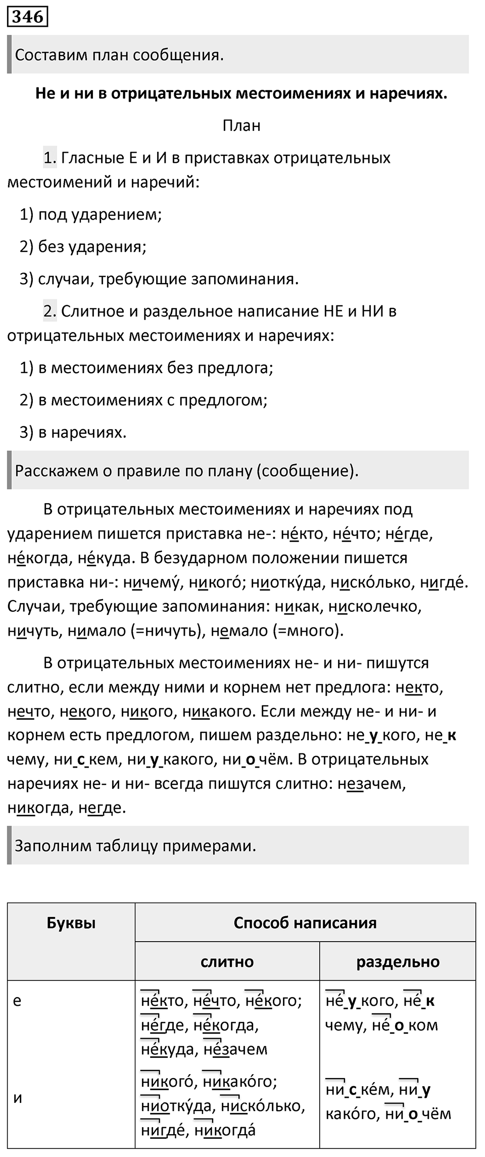 Упражнение 346 — решение 1