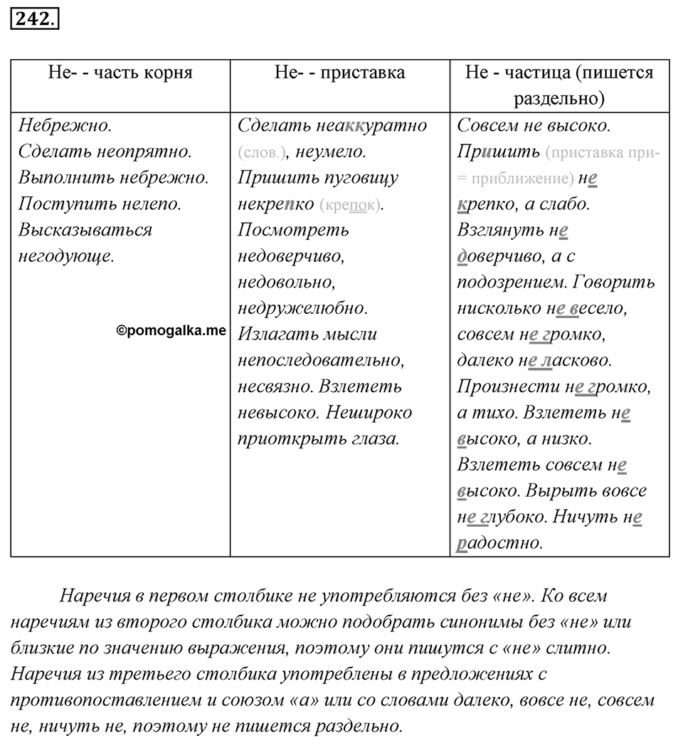 Упражнение 242 — решение 3