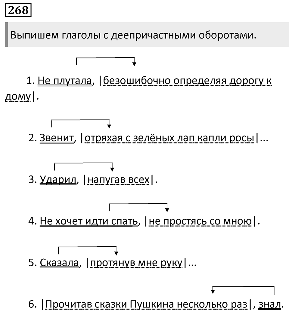 Упражнение 268 — решение 1