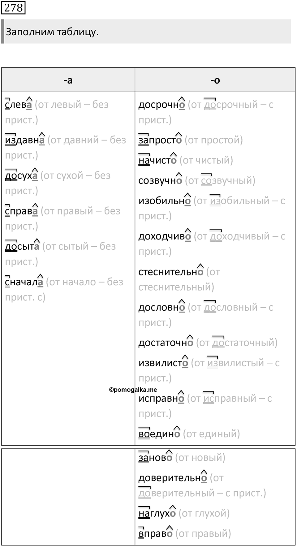 Упражнение 278 — решение 2