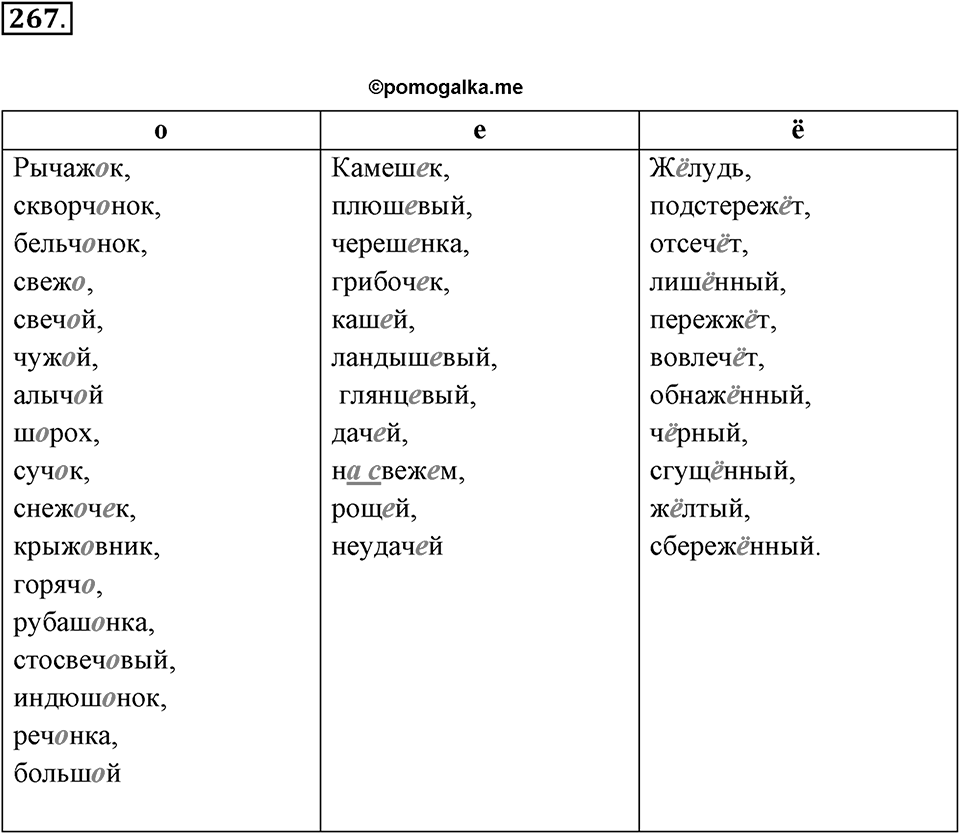 Упражнение 267 — решение 3