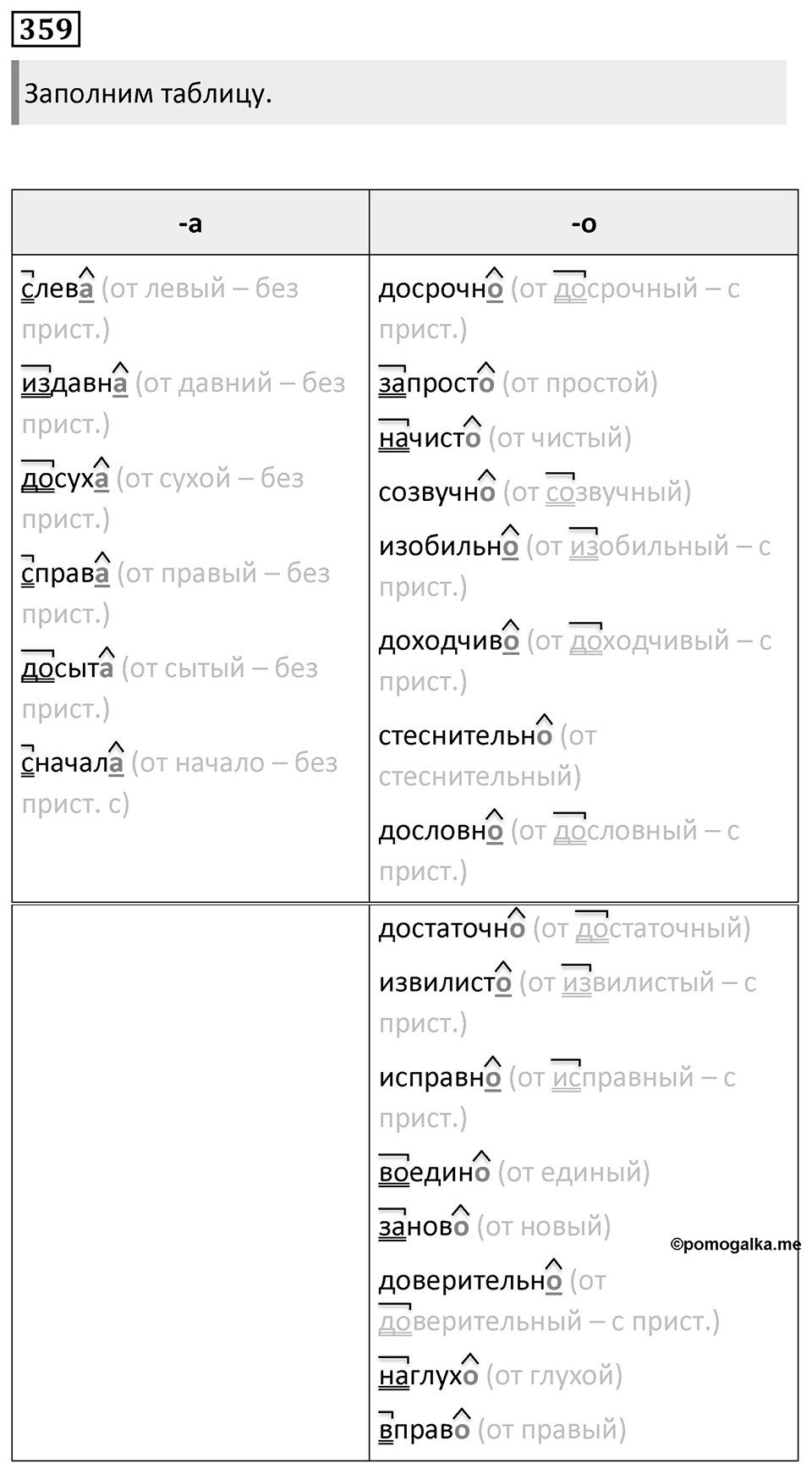 Упражнение 359 — решение 1
