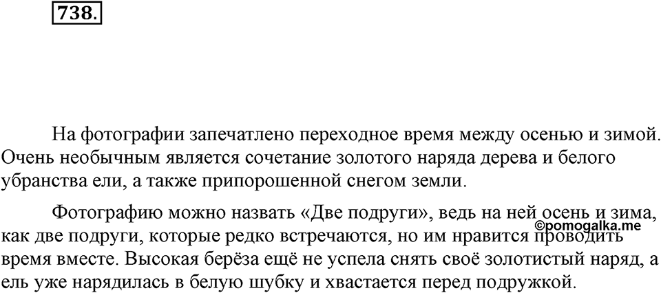 Упражнение 738 — решение 1