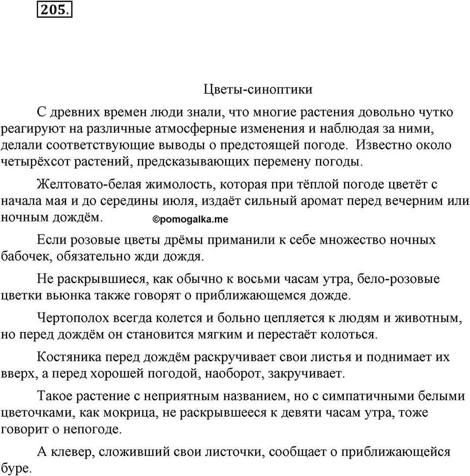 Упражнение 205 — решение 1