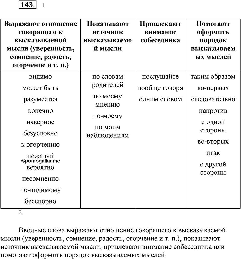 Упражнение 143 — решение 1