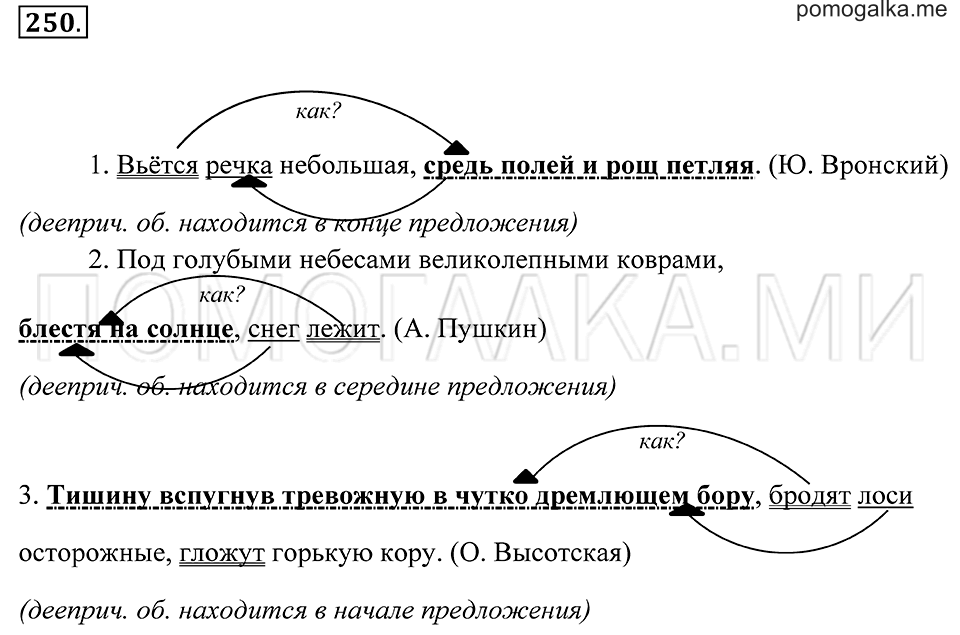 Упражнение 250 — решение 2