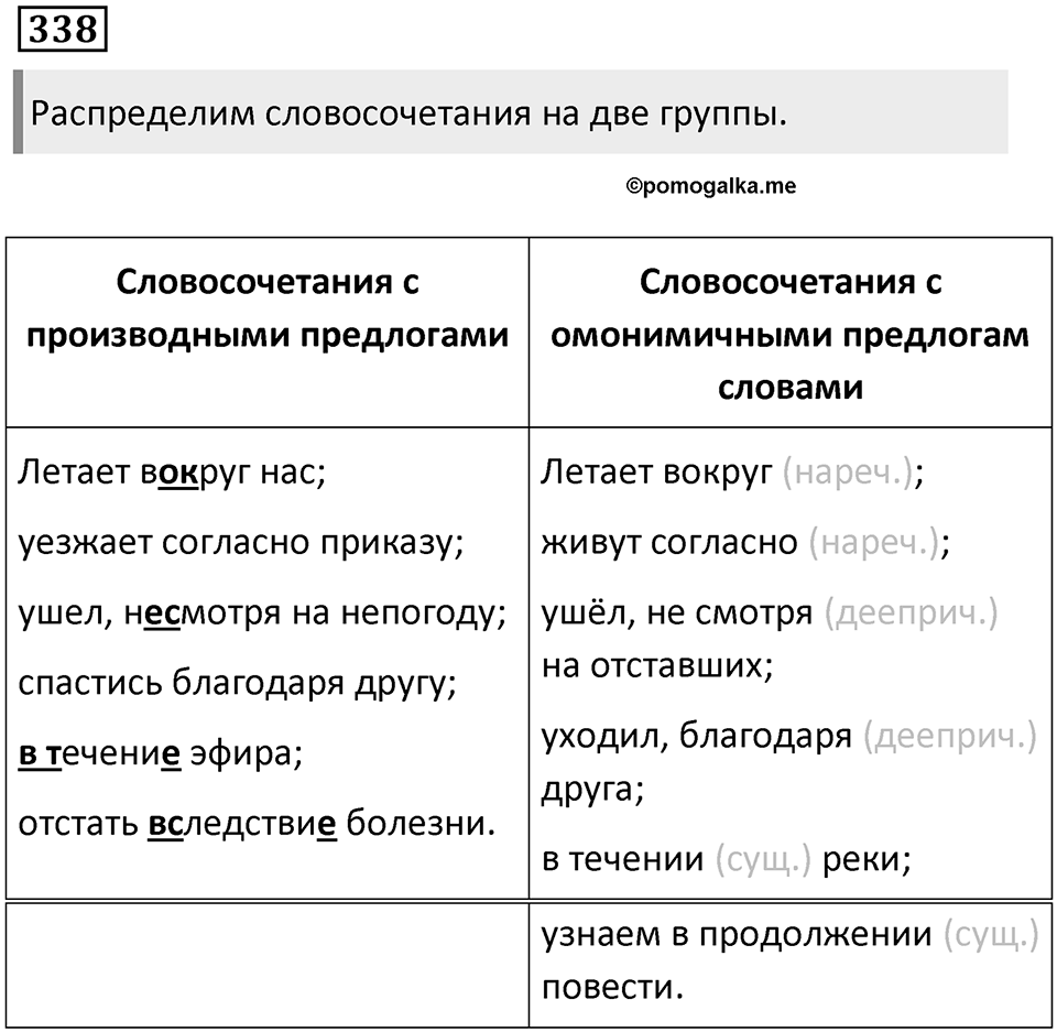 Упражнение 338 — решение 1