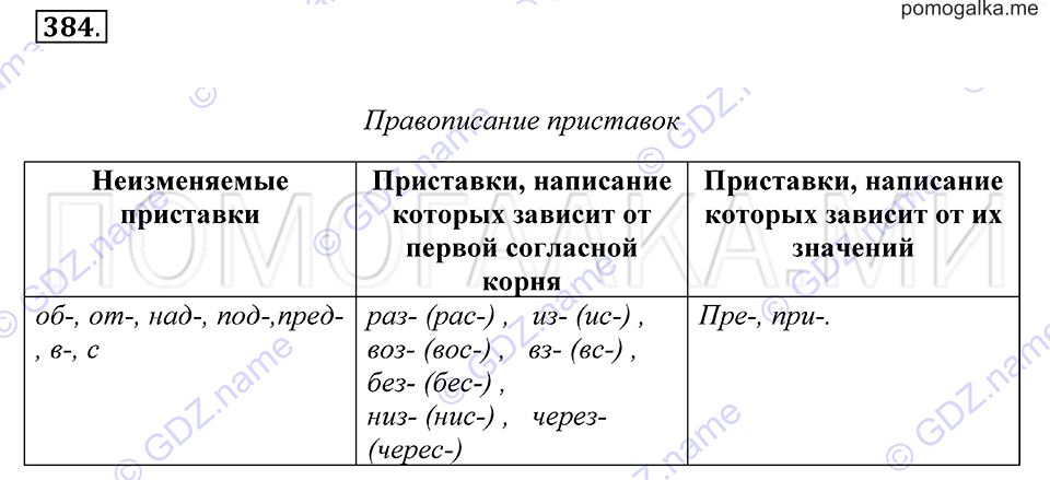 Упражнение 384 — решение 2