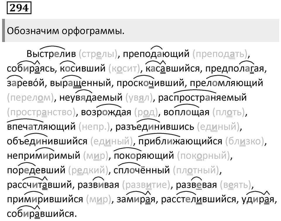 Упражнение 294 — решение 1