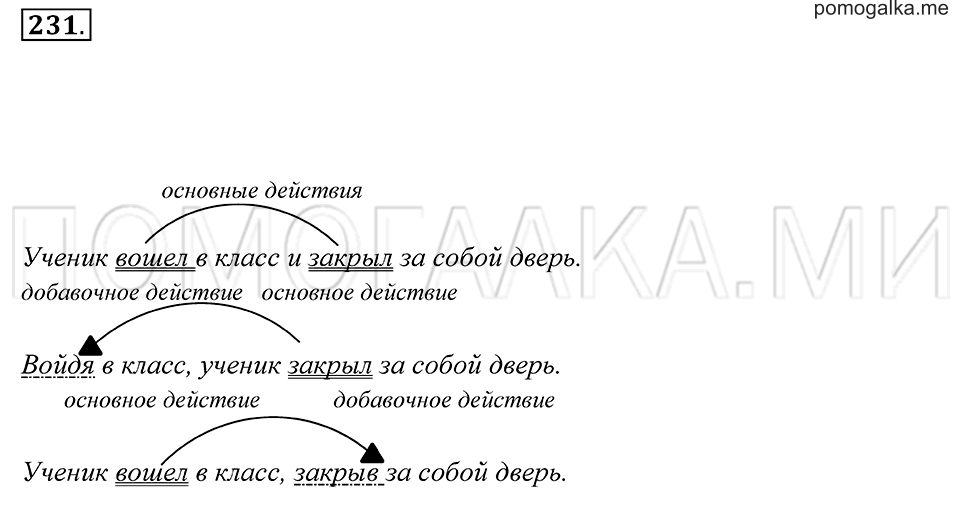 Упражнение 231 — решение 2
